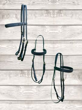 Race Head Brass BioThaneÂ® Bridles - Markey